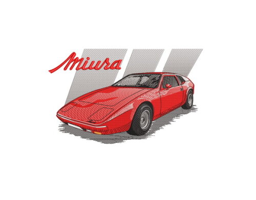 Matriz Bordado Carro Miura
