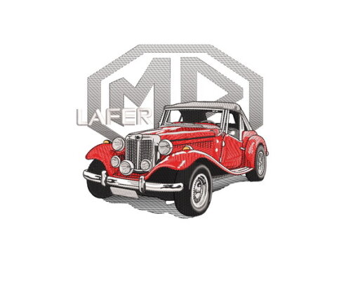 Matriz Bordado Carro Mp Lafer 1985