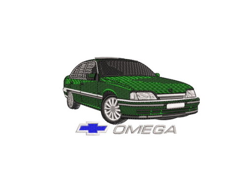 Matriz Bordado Carro Omega - Pequeno