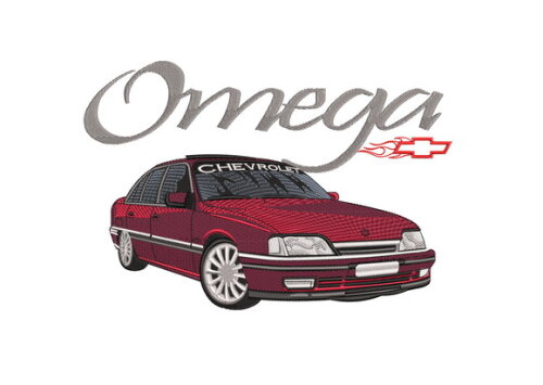 Matriz Bordado Carro Omega 2