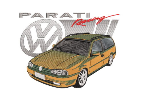 Matriz Bordado Carro Parati Racing 2
