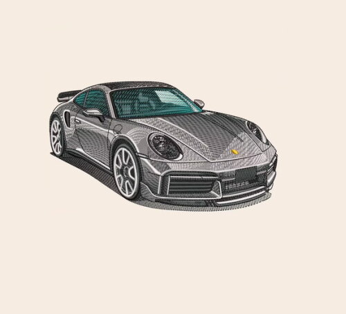 Matriz Bordado Carro Porsche Sport