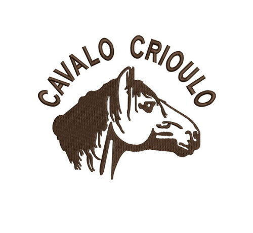 Matriz Bordado Cavalo Crioulo