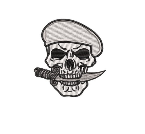 Matriz Bordado Caveira Pirata