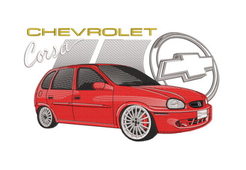 Matriz Bordado Chevrolet Corsa 1