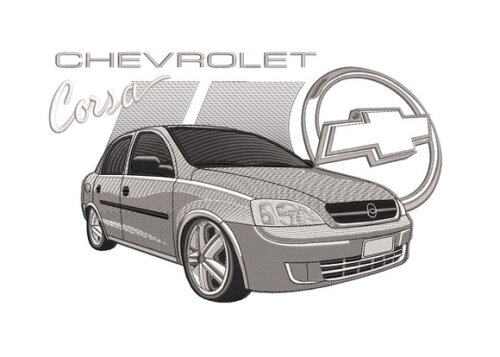 Matriz Bordado Chevrolet Corsa 2