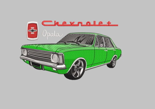 Matriz Bordado Chevrolet Opala