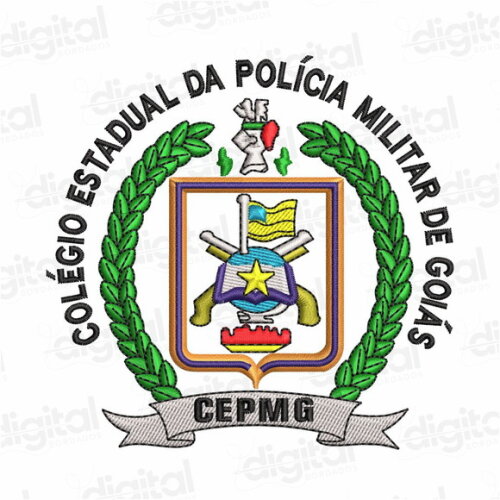 Matriz Bordado Colégio Estadual da Polícia Militar de Goiás