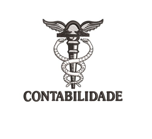 Matriz Bordado Contabilidade Logo