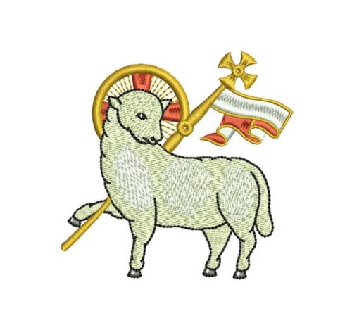 Matriz Bordado Cordeiro de Deus