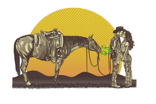 Matriz Bordado Cowboy Love