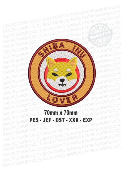 Matriz Bordado Criptomoeda Shiba Inu