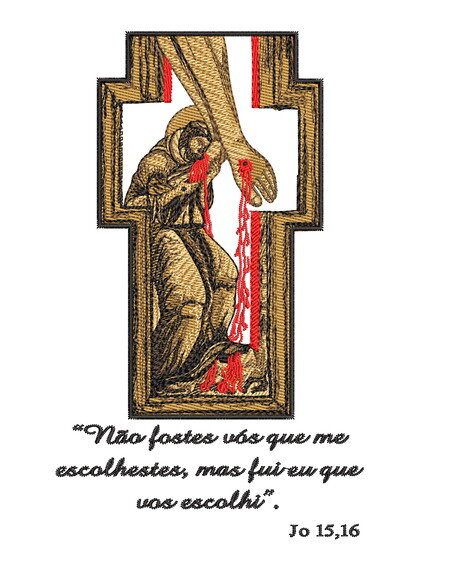 Matriz Bordado Cristo Sangue