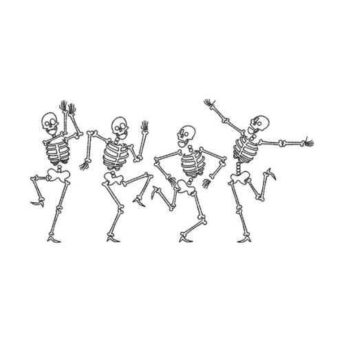 Matriz Bordado Dança do Esqueleto