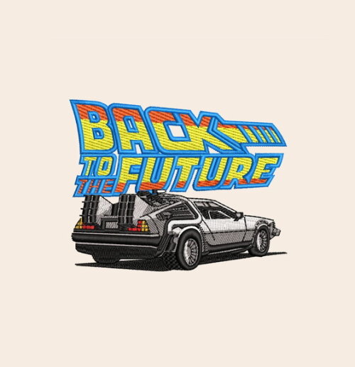 Matriz Bordado de Volta para o Futuro