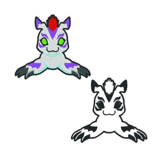 Matriz Bordado Digimon Gomamon