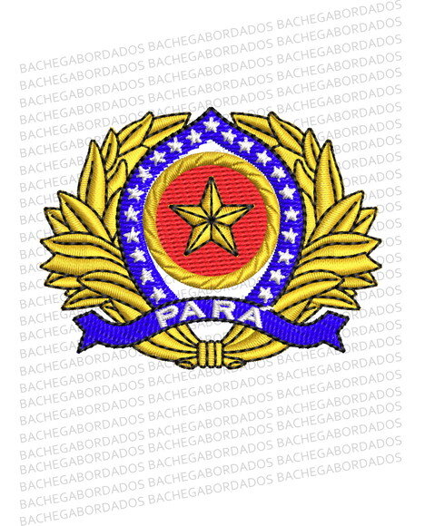 Matriz Bordado Distintivo de Quepe Oficial Pmpa