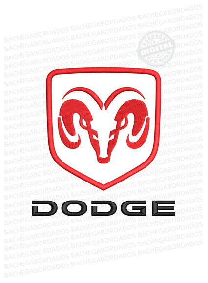 Matriz Bordado Dodge Logo