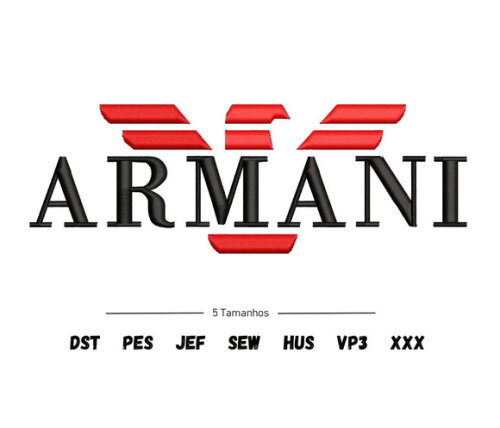 Matriz Bordado Emporio Armani Logo