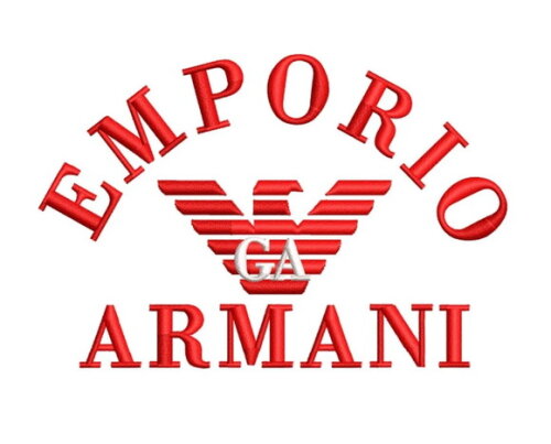 Matriz Bordado Emporio Armani Logo 2