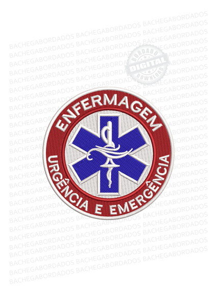 Matriz Bordado Enfermagem - Urgência e Emergência