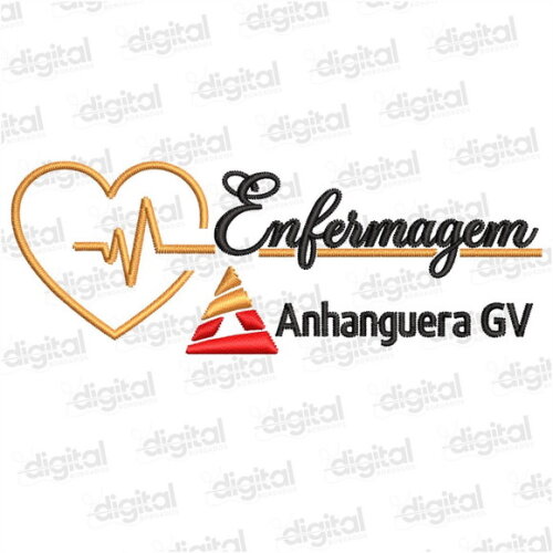 Matriz Bordado Enfermagem Anhanguera Gv