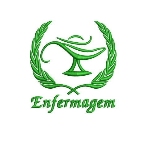 Matriz Bordado Enfermagem Logo