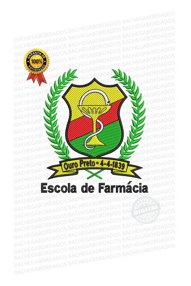 Matriz Bordado Escola de Farmácia de Ouro Preto