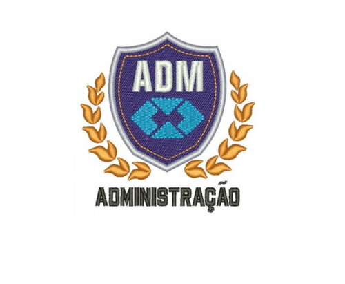 Matriz Bordado Escudo Administração