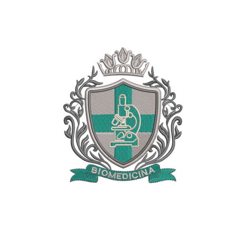 Matriz Bordado Escudo Biomedicina 1