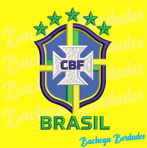 Matriz Bordado Escudo Cbf Oficial
