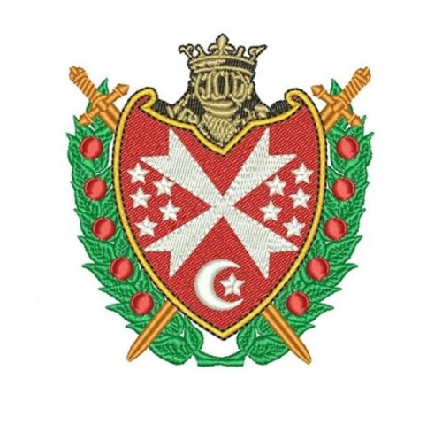 Matriz Bordado Escudo da Ordem Clube das Mães Demolays