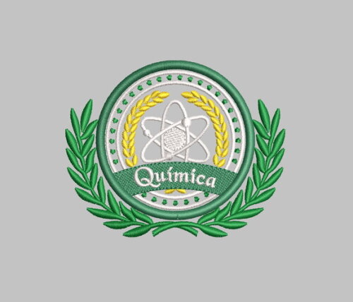 Matriz Bordado Escudo de Química