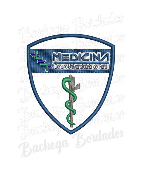 Matriz Bordado Escudo Medicina Cesupa