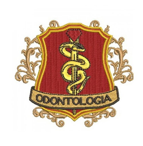 Matriz Bordado Escudo Odontologia 9