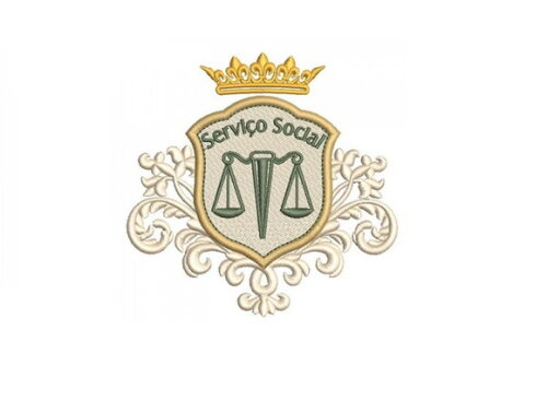 Matriz Bordado Escudo Serviço Social