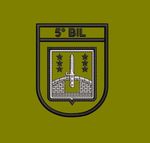 Matriz Bordado Exército 5º Bil