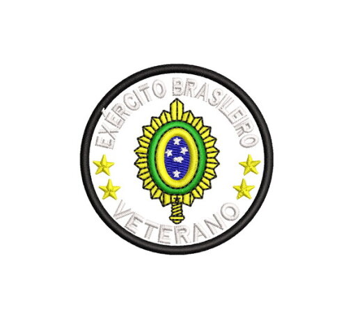 Matriz Bordado Exército Brasileiro Veterano