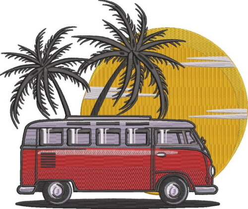 Matriz Bordado Férias de Verão