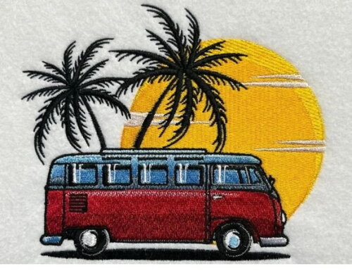 Matriz Bordado Férias de Verão