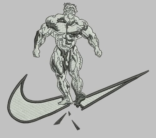 Matriz Bordado Fisiculturista Bodybuilder
