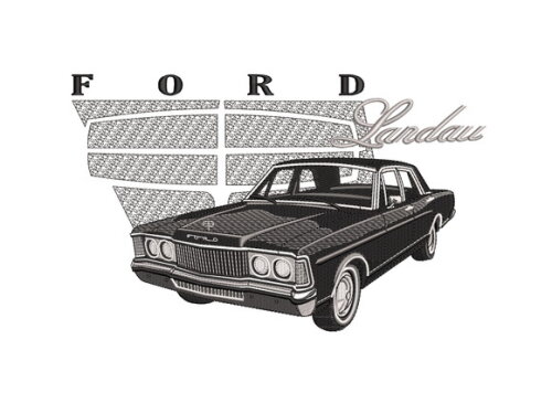 Matriz Bordado Ford Landau