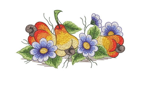 Matriz Bordado Frutas 1
