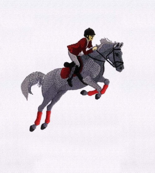 Matriz Bordado Gallant Jockey Horse