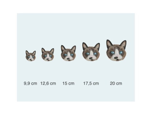 Matriz Bordado Gatinho Realista