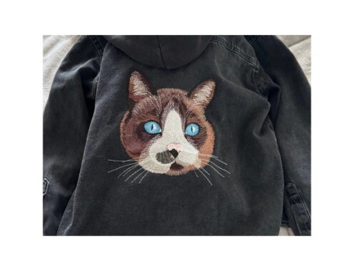 Matriz Bordado Gatinho Realista