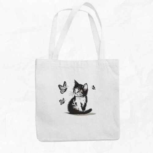 Matriz Bordado Gatinhos e Borboletas