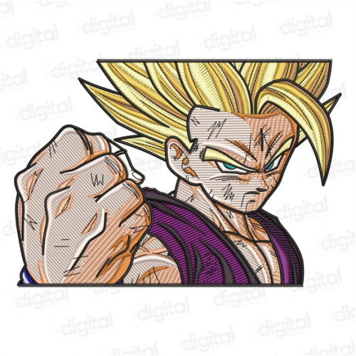 Matriz Bordado Gohan Ss2