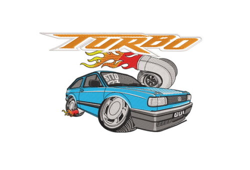 Matriz Bordado Gol Quadrado Turbo