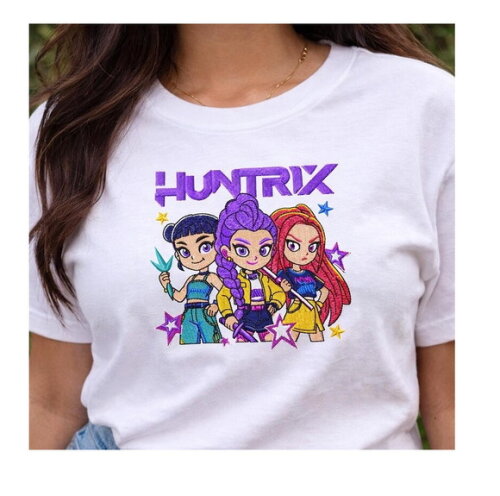 Matriz Bordado Guerreiras do K-pop Huntrix